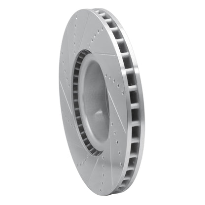R1 Concepts R1 10-12 Land Rover Range Rover Front Right Drilled & Slotted Silver Brake Rotor