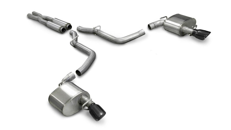 CORSA Performance Corsa 2005-2010 Dodge Charger SRT-8 6.1L V8 Black Xtreme Cat-Back Exhaust