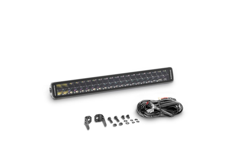 Go Rhino Xplor Blackout Series Dbl Row LED Light Bar (Side/Track Mount) 21.5in. - Blk