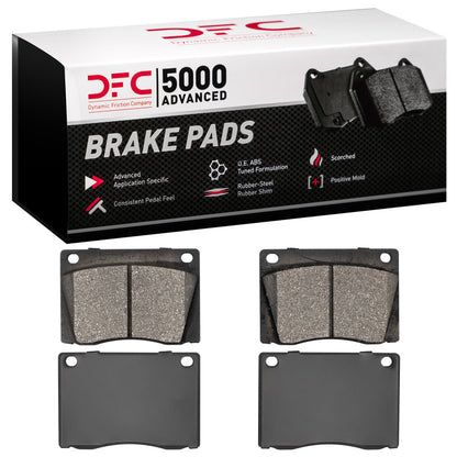 DFC 58-89 AC Cobra Front 5000 Advanced Low Metallic Brake Pads