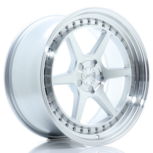 JR Wheels JR431995F25X1572SM JR Wheels JR43 19x9,5 ET15-35 5H BLANK Silver Machined Face
