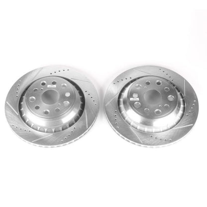 PowerStop Power Stop 07-17 Lexus LS460 Rear Evolution Drilled & Slotted Rotors - Pair