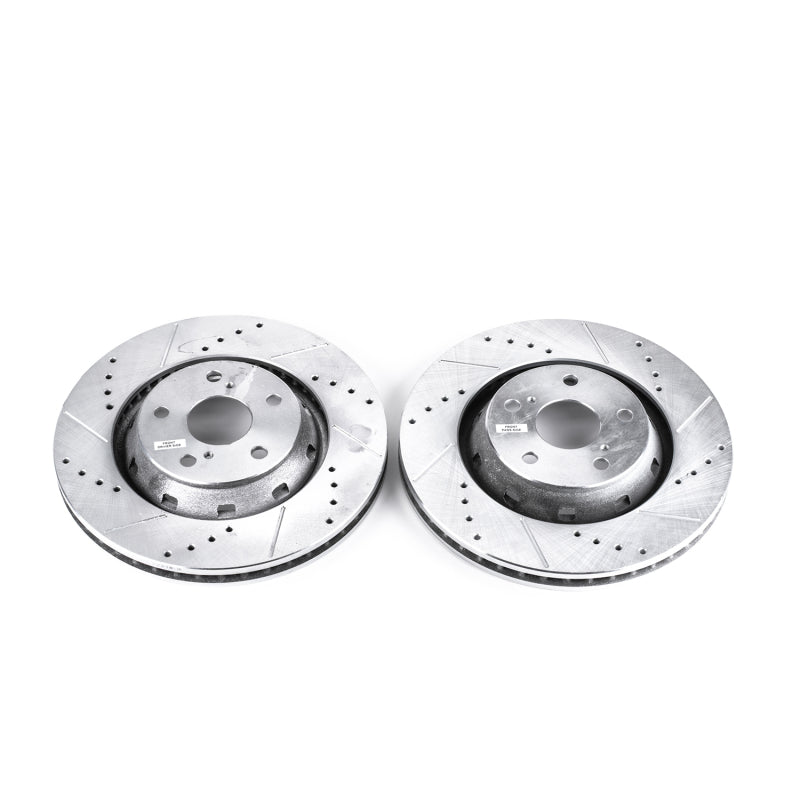 PowerStop Power Stop 09-16 Toyota Venza Front Evolution Drilled & Slotted Rotors - Pair