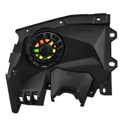 DS18 Loaded 6.5in Dash Board Speaker Panel Encl Left + Right 2x NXL-IQ6/BK Included 2017+ Can-Am Mav