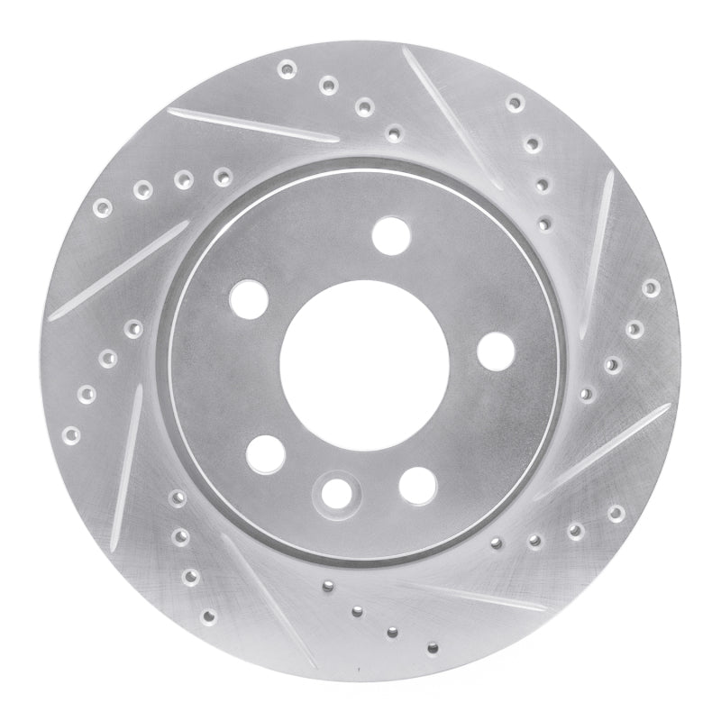 R1 Concepts R1 10-17 Volkswagen AMAROK (Mexico) Front Right Drilled & Slotted Silver Brake Rotor