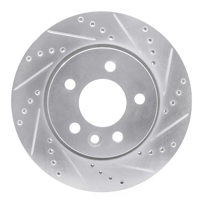 R1 Concepts R1 10-17 Volkswagen AMAROK (Mexico) Front Right Drilled & Slotted Silver Brake Rotor
