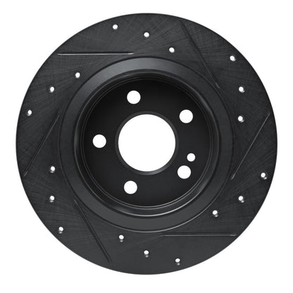 R1 Concepts R1 19-26 Mercedes-Benz A220 Rear Left Drilled & Slotted Black Brake Rotor