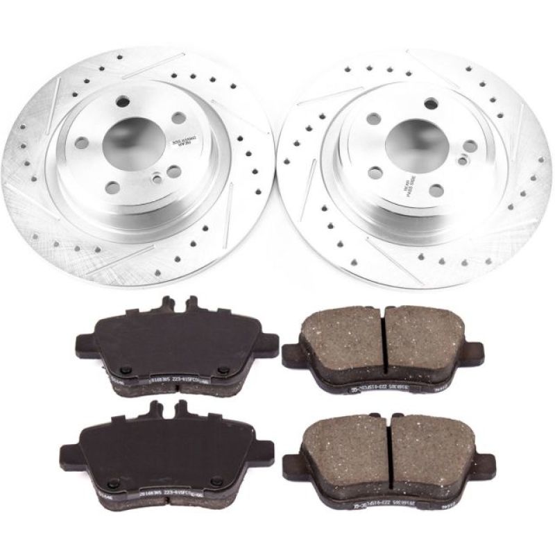 PowerStop Power Stop 2017 Mercedes-Benz SLC300 Rear Z23 Evolution Sport Brake Kit