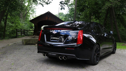 CORSA Performance Corsa 16-19 Cadillac ATS 3.6T 4in Inlet / 4in Outlet Twin Polished Tip Kit (For Corsa Exhaust Only)