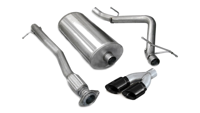 CORSA Performance Corsa 2007-2008 Chevrolet Silverado Crew Cab/Short Bed 1500 5.3L V8 Black Sport Cat-Back Exhaust