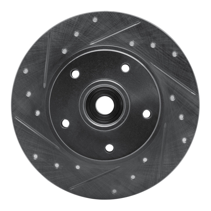 R1 Concepts R1 02-11 Nissan APRio (Mexico) Front Left Drilled & Slotted Silver Brake Rotor