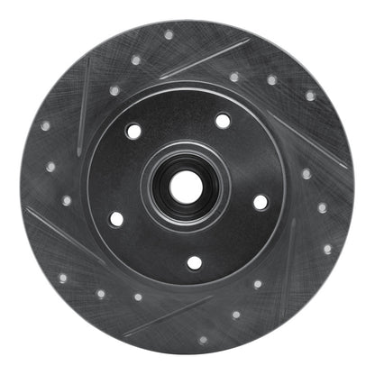 R1 Concepts R1 02-11 Nissan APRio (Mexico) Front Left Drilled & Slotted Silver Brake Rotor