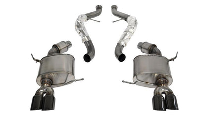 CORSA Performance Corsa 2008-2012 BMW M3 Convertible E93 Black Sport Cat-Back Exhaust