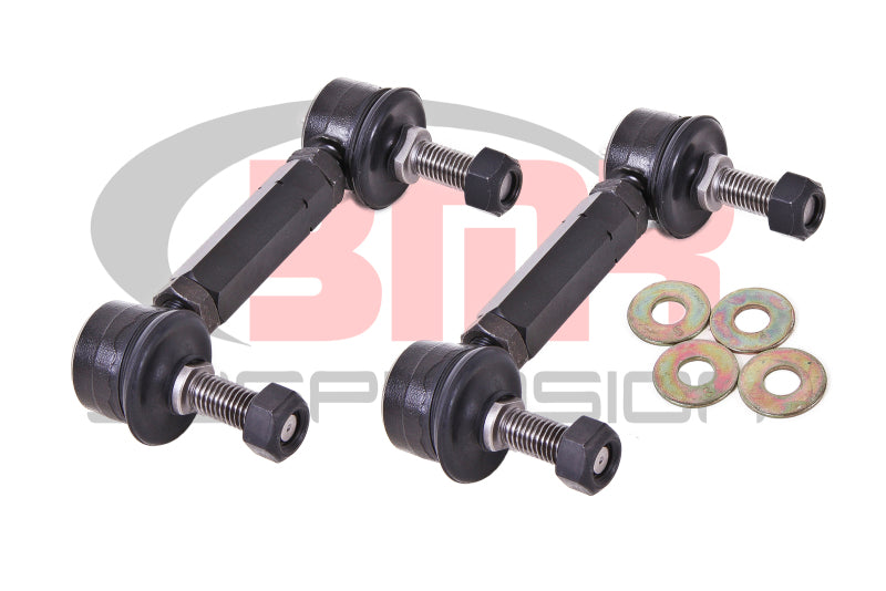 BMR Suspension BMR 15-17 S550 Mustang Rear Sway Bar End Link Kit - Black
