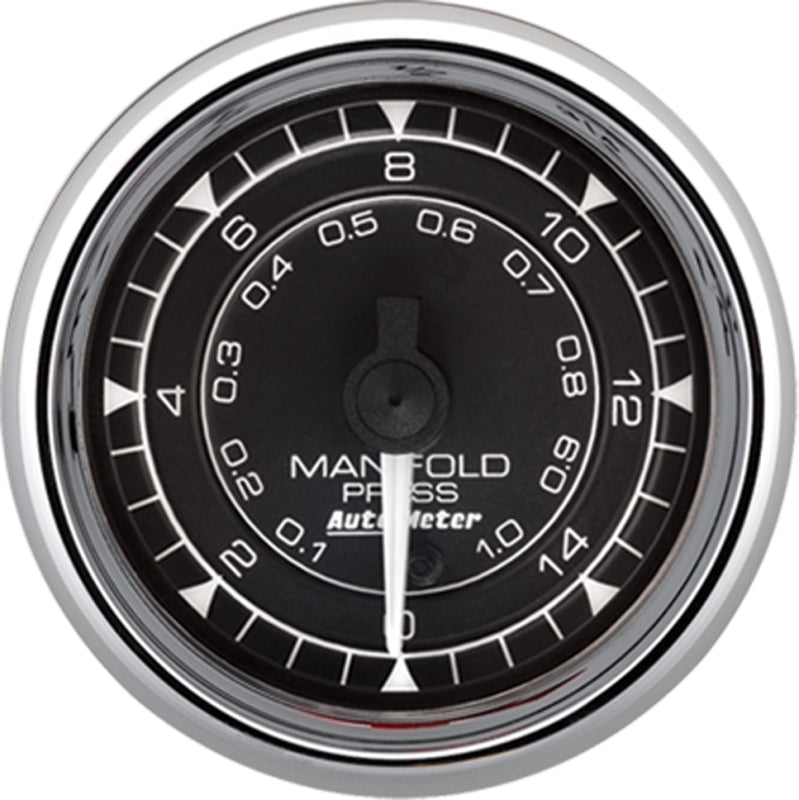 Autometer Chrono 2-1/16in 15PSI Digital Stepper Motor Manifold Pressure Gauge - Chrome