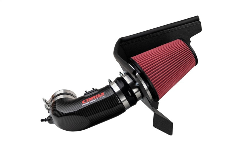 CORSA Performance Corsa 2017-23 Chevrolet Camaro ZL1 Carbon Fiber Air Intake w/ DryTech 3D No Oil Filtration