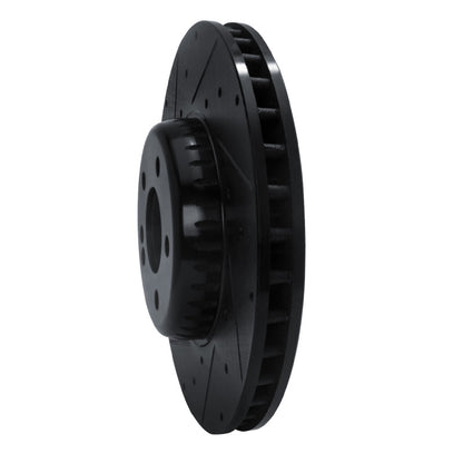 R1 Concepts R1 15-23 Mercedes-Benz C300 Sedan Front Left Drilled & Slotted Black Brake Rotor