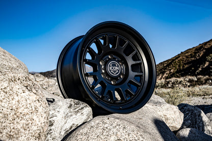 ICON Anza 17x8.5 6x5.5 25mm Offset 5.75in BS 95.1mm Hub Bore Satin Black Wheel