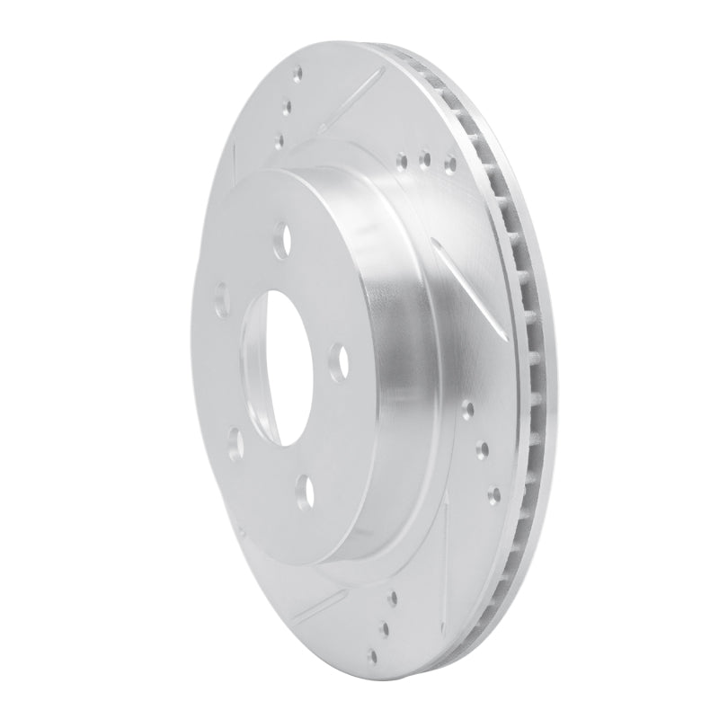 R1 Concepts R1 93-97 Chevrolet Camaro Rear Left Drilled & Slotted Silver Brake Rotor