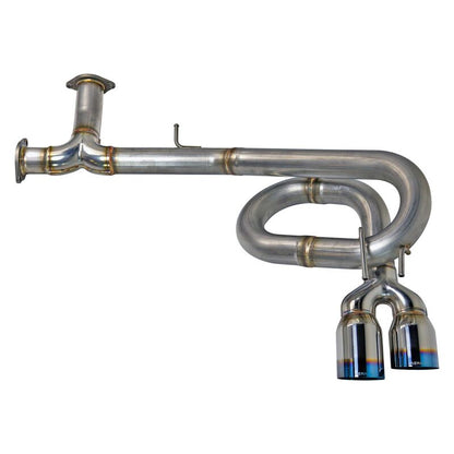 Remark 2022+ Honda Civic Sport Hatchback FL2 (Link Loop) Cat-Back Exhaust Burnt Stainless Steel Tip