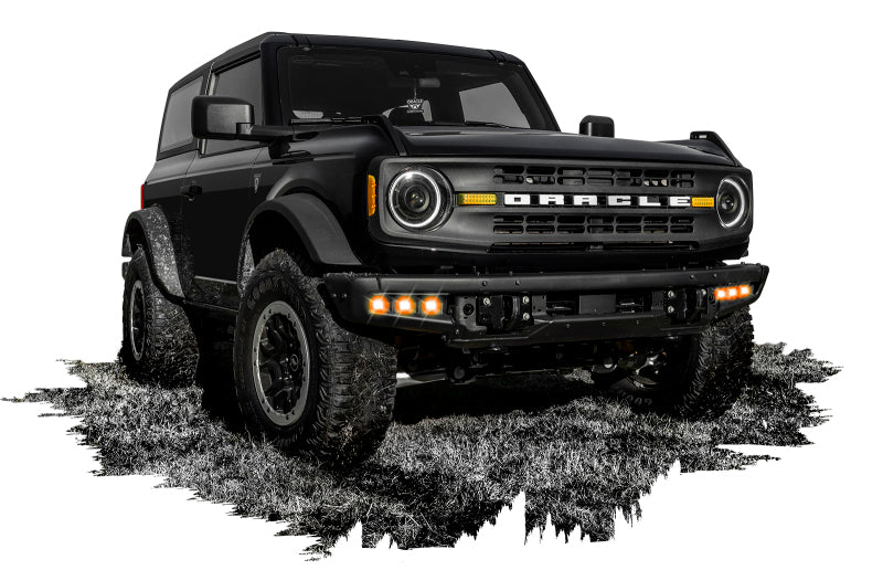 ORACLE Lighting Oracle High 21-22 Ford Bronco Triple LED Fog Light kit for Steel Bumper