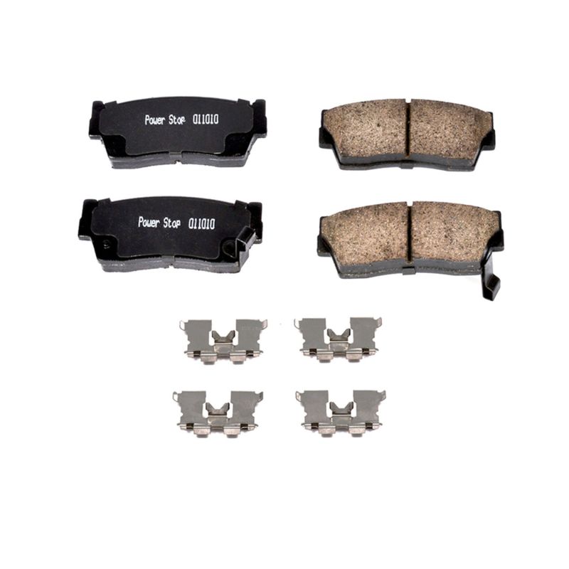 PowerStop Power Stop 89-97 Geo Tracker Front Z17 Evolution Ceramic Brake Pads w/Hardware