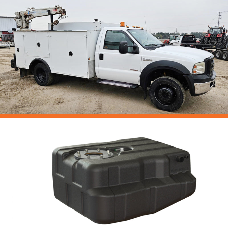 Titan Fuel Tanks 99-10 Ford F-350/F-450 Narrow Frame 40 Gallon After-Axle Utility Fuel Tank