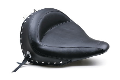 Mustang Motorcycle Mustang 00-15 Harley Softail Standard Rear Tire Wide Touring Solo Seat w/Studs - Black