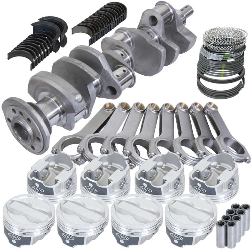 Eagle Chevy LT1 350 1Pc 3.750in Crank 6.000in H-Beam -18cc 4.060in Pistons Rotating Assembly