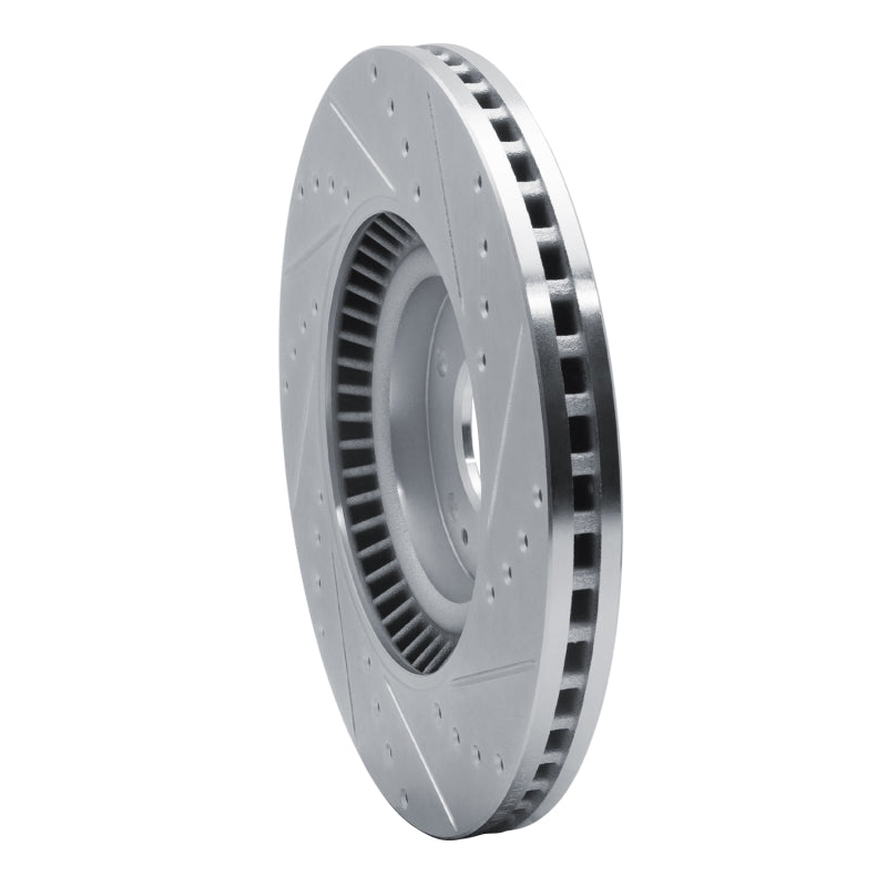 R1 Concepts R1 20-25 Hyundai Palisade Front Left Drilled & Slotted Silver Brake Rotor