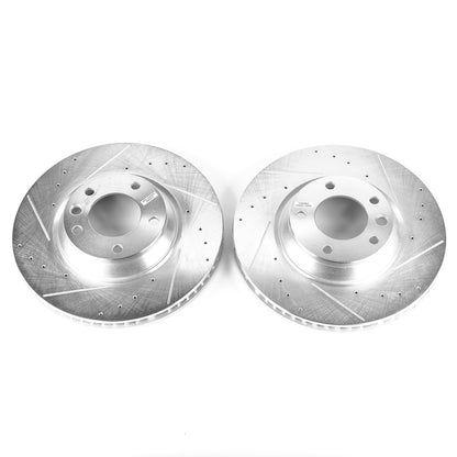 PowerStop Power Stop 07-15 Audi Q7 Front Evolution Drilled & Slotted Rotors - Pair