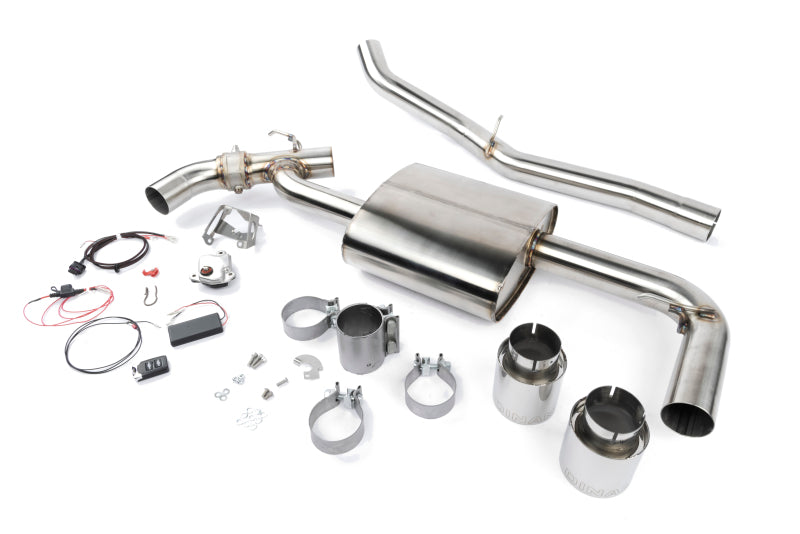Dinan 17-24 Mini Cooper Clubman/Countryman S ALL4 (F54/F60) Valved Axleback Exhaust - Polished Tips
