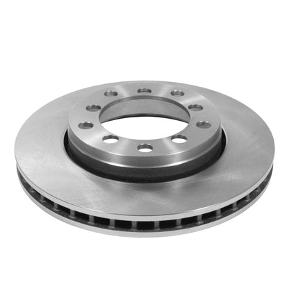 Yukon Gear & Axle Yukon Gear Front Double Drilled Brake Rotor For Jeep Wrangler 5 X 55in Spin-Free Kit