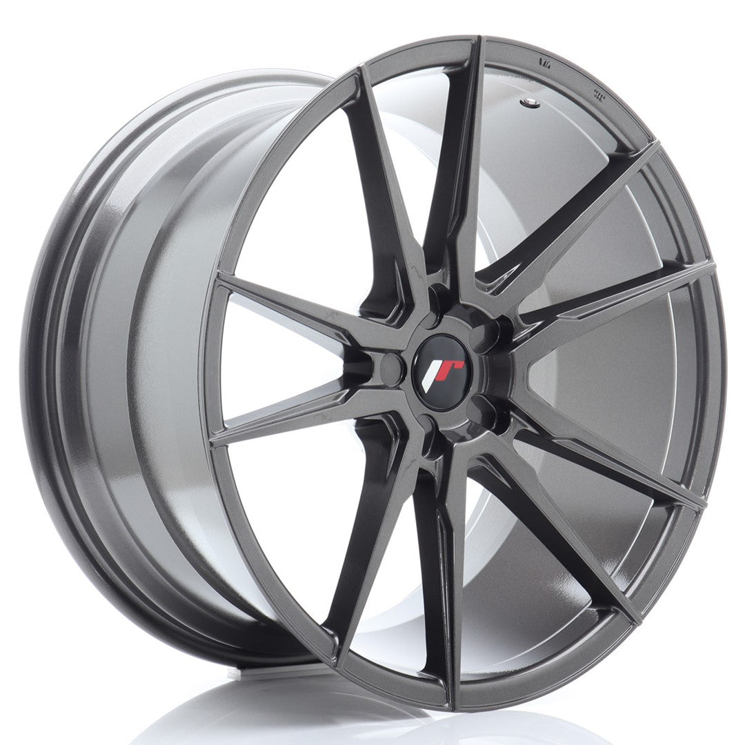 JR Wheels JR2121115X1574HG JR Wheels JR21 21x11 ET15-55 5H BLANK Hyper Gray
