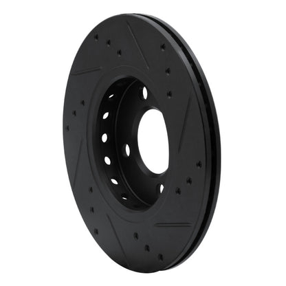 R1 Concepts R1 09-17 Volkswagen SAVEIRO (Mexico) Front Left Drilled & Slotted Black Brake Rotor