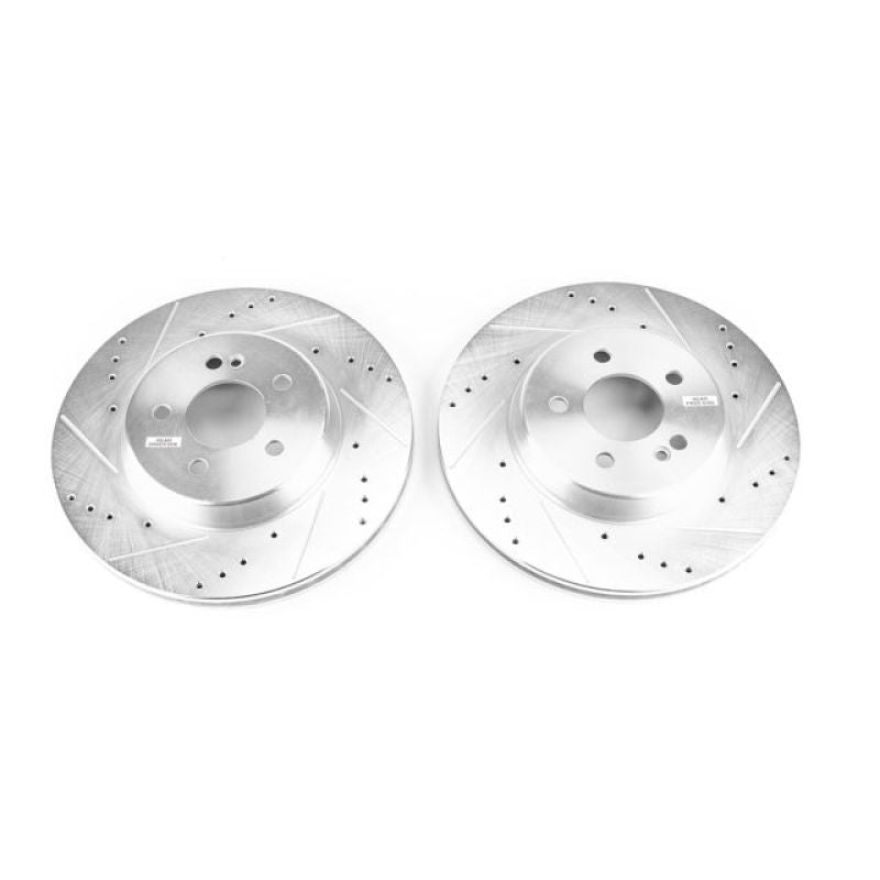 PowerStop Power Stop 17-18 Mercedes-Benz C43 AMG Rear Evolution Drilled & Slotted Rotors - Pair