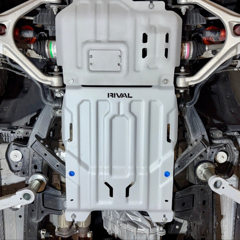 Rival 4x4 Rival 2024-2026 Ford Ranger Ford Ranger Raptor Aluminum Transmission And Cat Converter Skid Plate