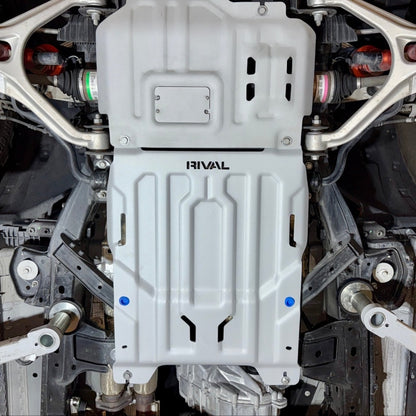 Rival 4x4 Rival 2024-2026 Ford Ranger Ford Ranger Raptor Aluminum Transmission And Cat Converter Skid Plate