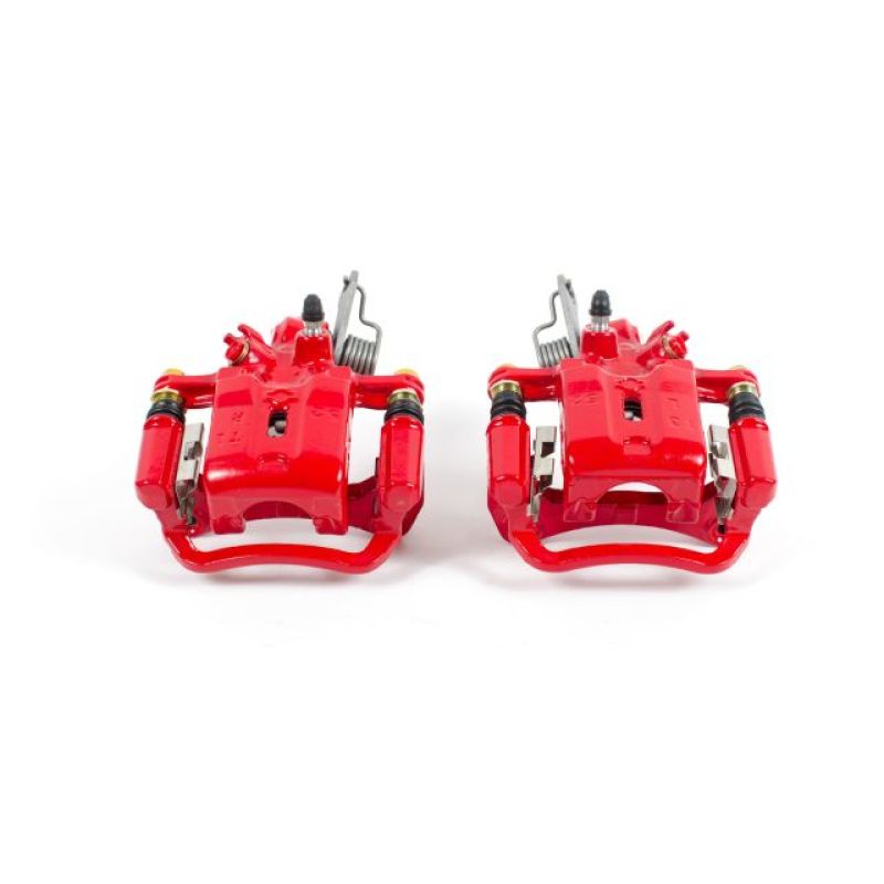 PowerStop Power Stop 2001 Infiniti I30 Rear Red Calipers w/Brackets - Pair