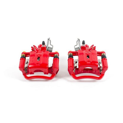 PowerStop Power Stop 2001 Infiniti I30 Rear Red Calipers w/Brackets - Pair