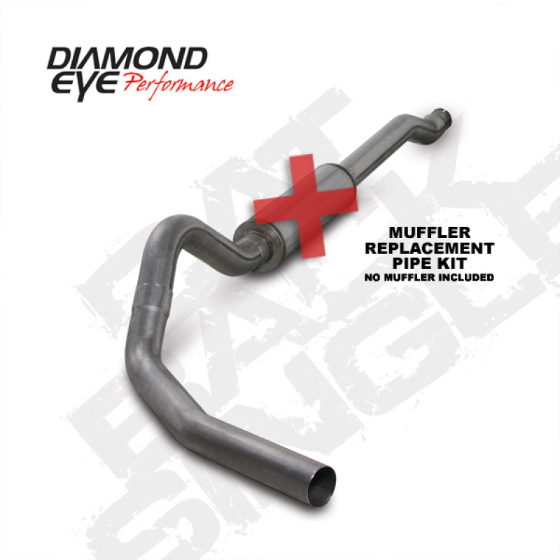 Diamond Eye Performance Diamond Eye KIT 4in Catback Single SS: 03-07 FORD 6.0L F250/F350