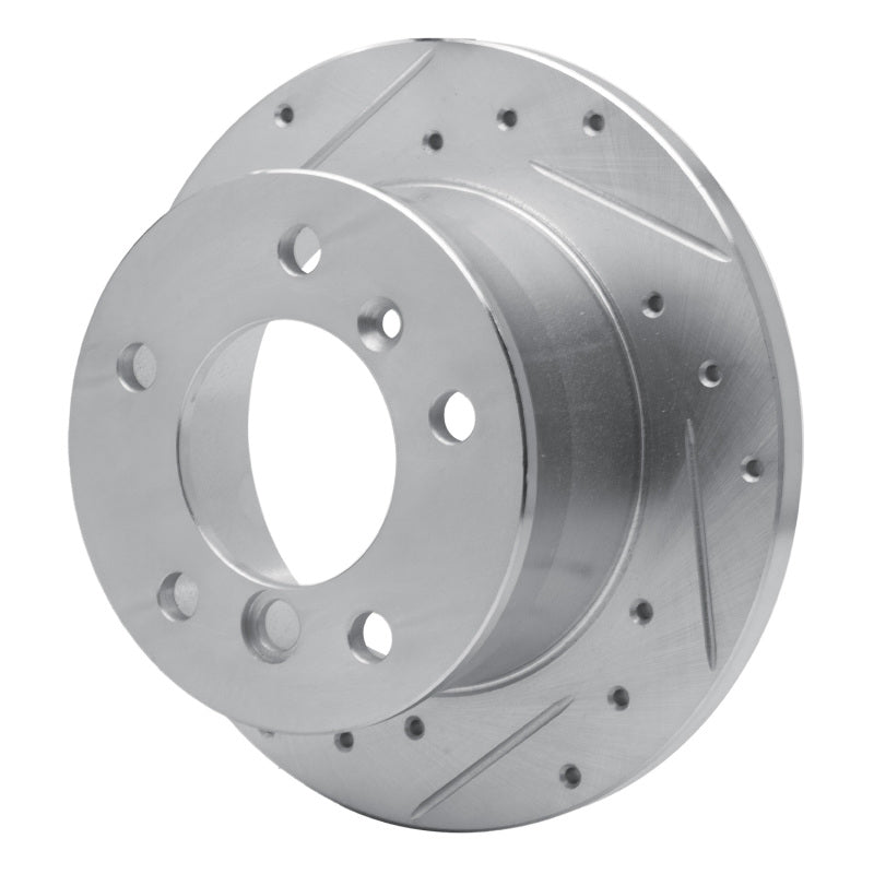 R1 Concepts R1 02-18 Dodge Sprinter 3500 Rear Left Drilled & Slotted Silver Brake Rotor