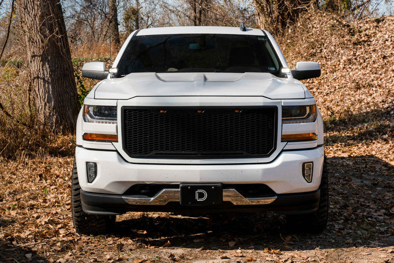 Diode Dynamics 14-19 Silverado/Sierra SS3 LED Ditch Light Kit - Yellow Pro Combo