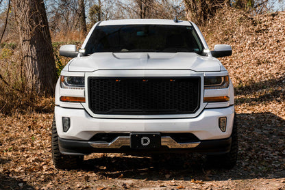 Diode Dynamics 14-19 Silverado/Sierra SS3 LED Ditch Light Kit - Yellow Pro Combo