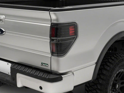 Raxiom 09-14 Ford F-150 Styleside LED Tail Lights- Black Housing (Clear Lens)