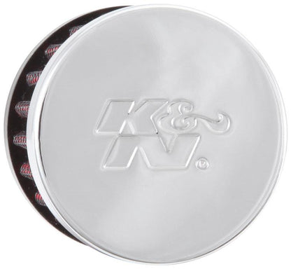 K&N Engineering K&N Clamp On Rubber Base Crankcase Vent Filter 0.5in Flange ID 2in OD 1.5in Height