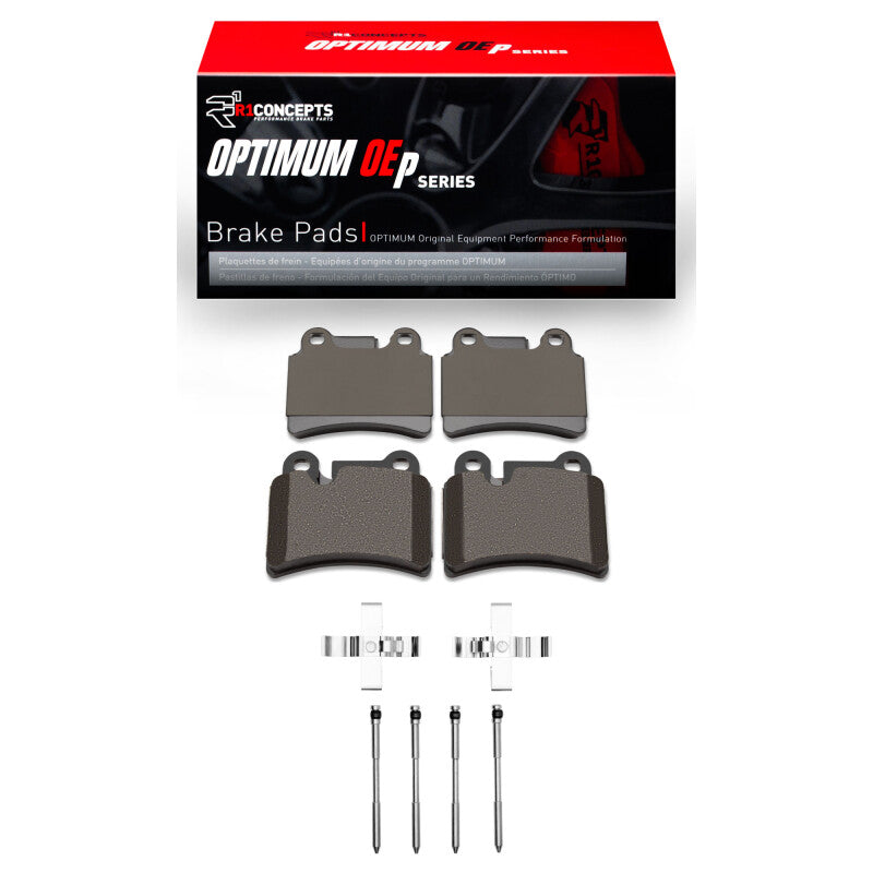 R1 Concepts R1 07-09 Volkswagen Touareg Rear Optimum OE Pads & Hardware Kit