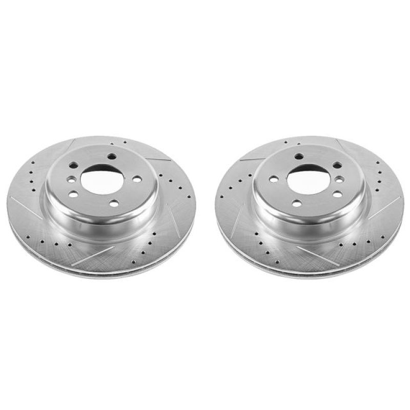 PowerStop Power Stop 11-16 BMW 528i Rear Evolution Drilled & Slotted Rotors - Pair