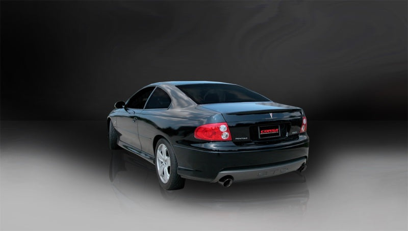 CORSA Performance Corsa 05-06 Pontiac GTO 6L V8 2.5in Sport Cat-Back Exhaust + XPipe w/Dual Exit Single 4in BlackTips