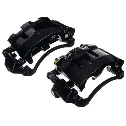 PowerStop Power Stop 00-05 Ford Excursion Front Black Caliper - Pair w/Bracket